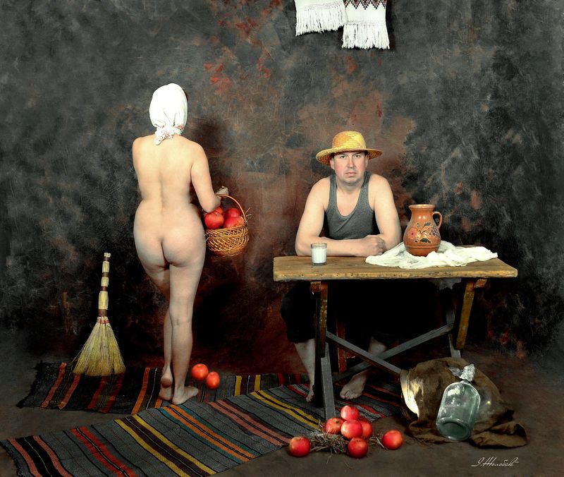 із циклу Червоні яблука поспіли- Ранок фото превью