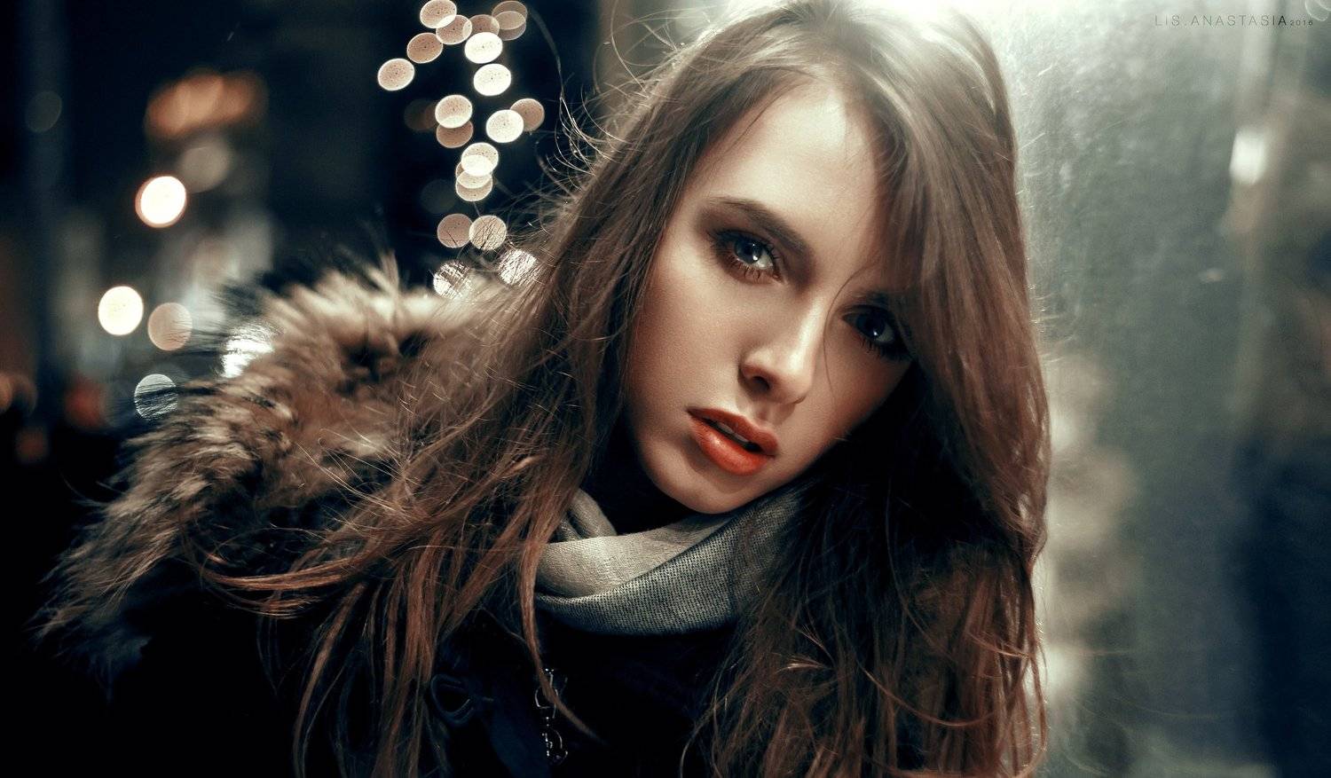 portrait face girl, Анастасия Лис