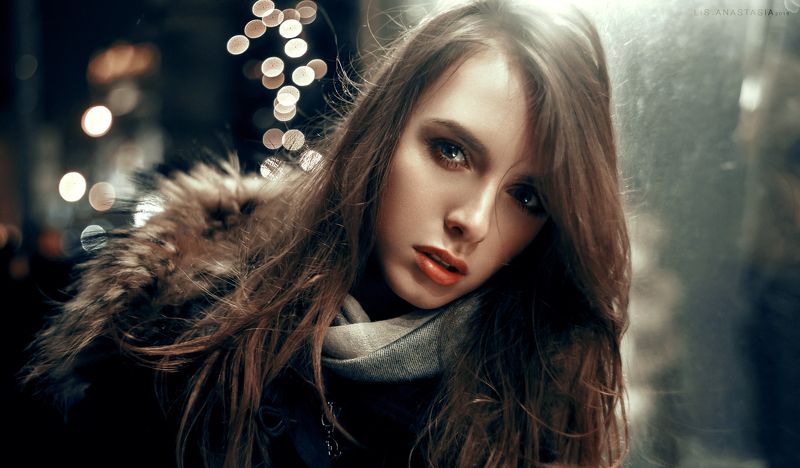 portrait face girl Вика фото превью