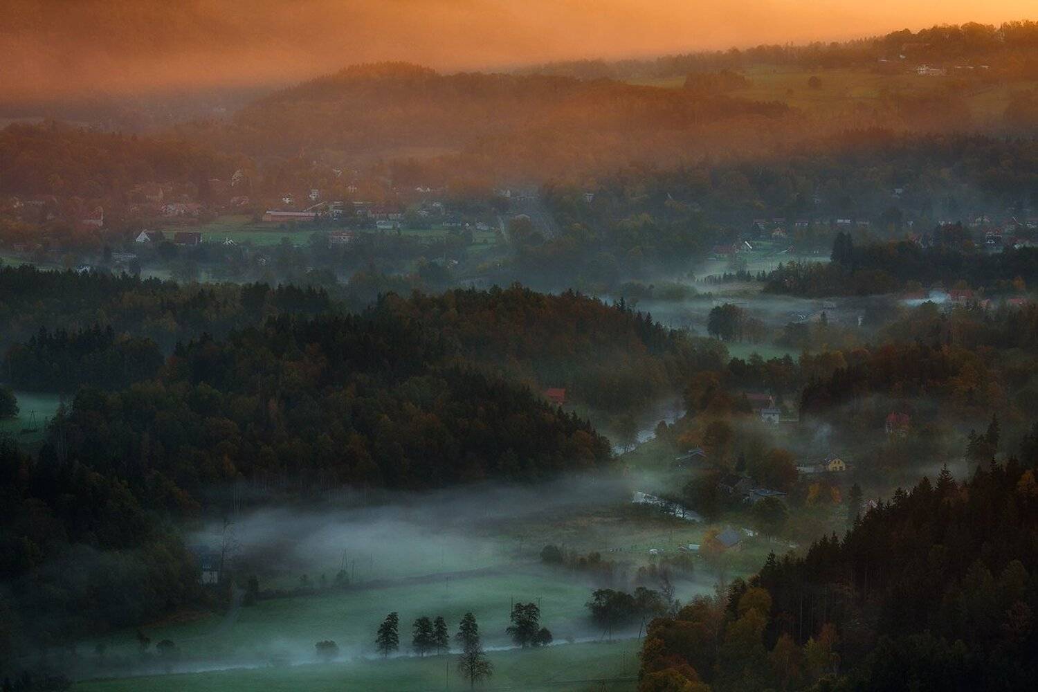landscape,canon,mist,light,autumn, Iza,Darek