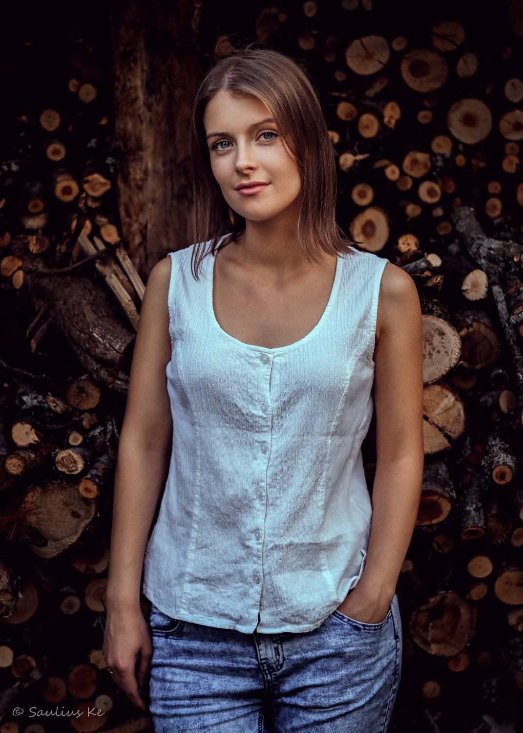 girl, female, pretty, portrait, Saulius Ke