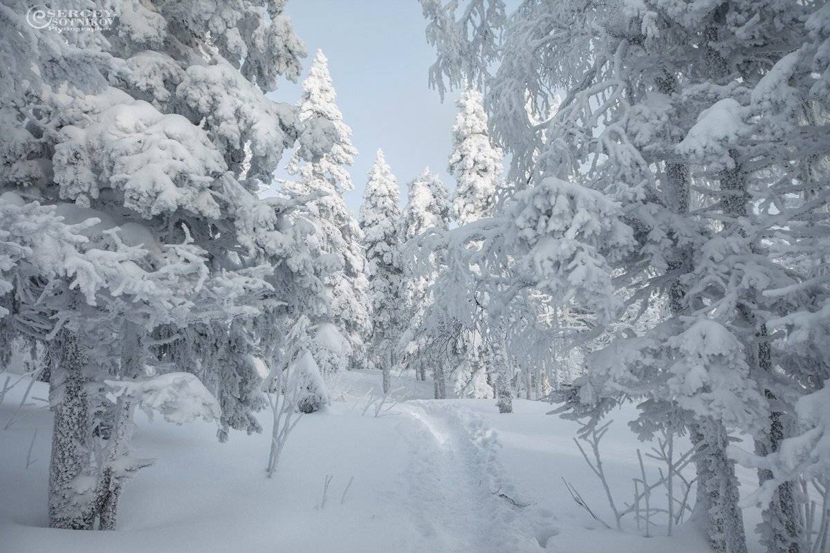 зима снег таганай урал, Сергей Сотников