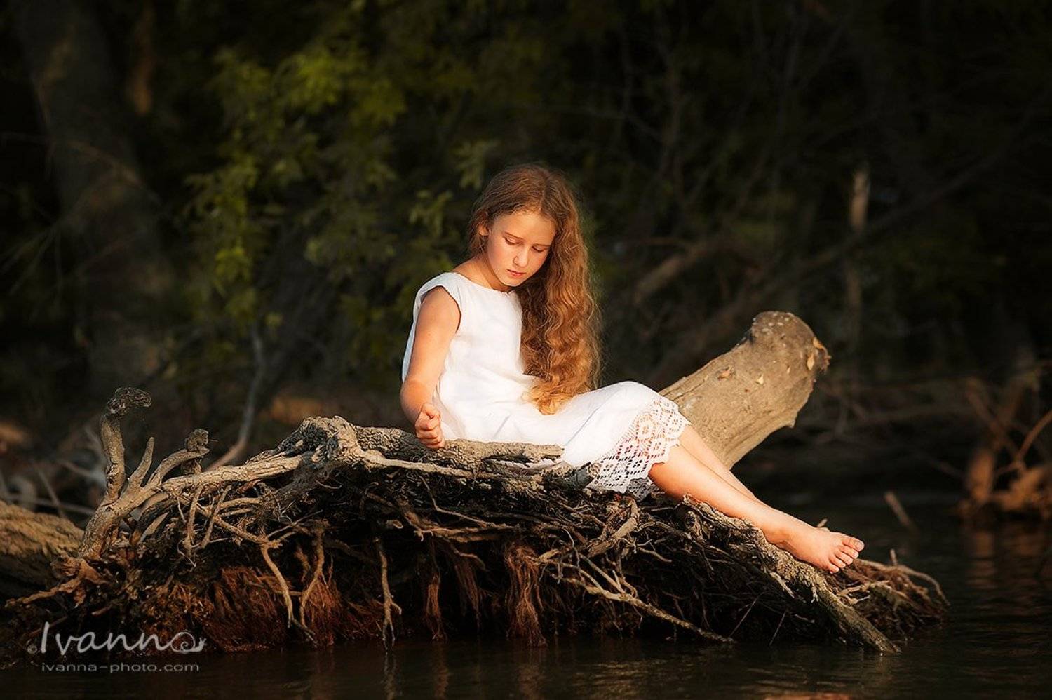 девушка озеро русалка, Иванна Климшина