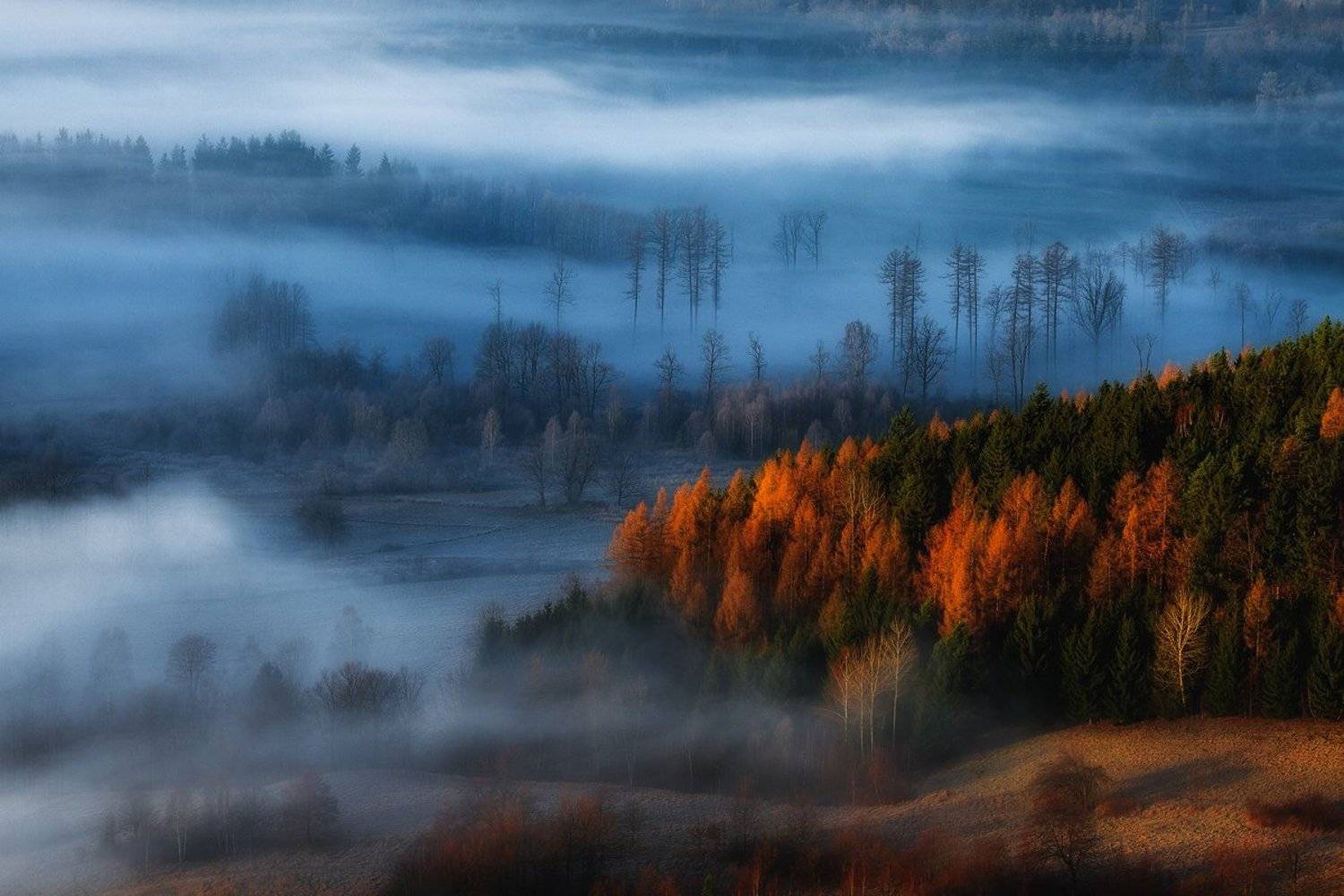 landscape,canon,mist,light,autumn, Iza,Darek