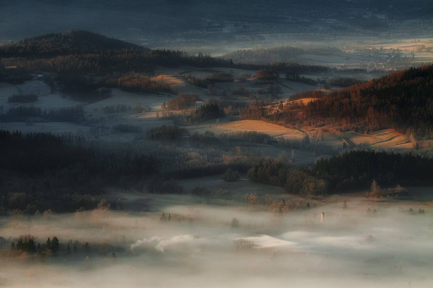 landscape,canon,mist,light,autumn, Iza,Darek