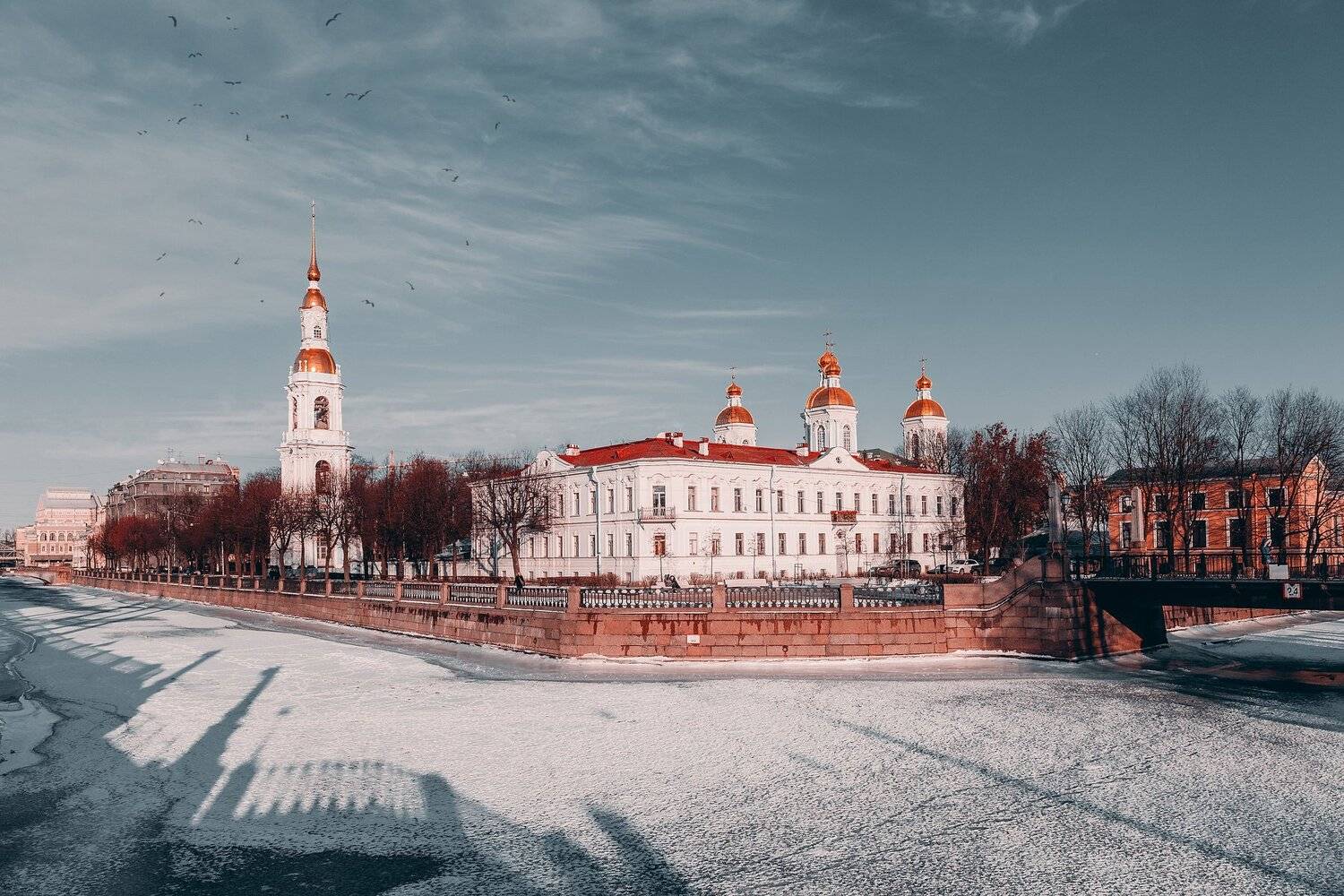 winter, russia, snow, спб, зима, снег, city, sky, небо, город, Андрей Михайлов