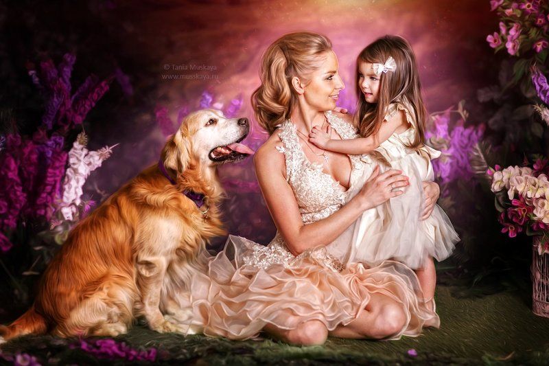 фотосессия с собакой Лавандовые истории фото превью