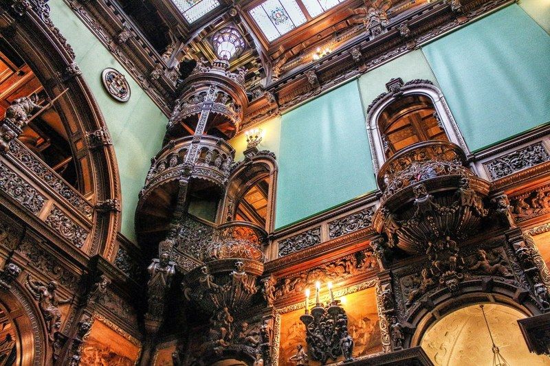 romania, peles palace, interior, travel, architecture Look up! фото превью