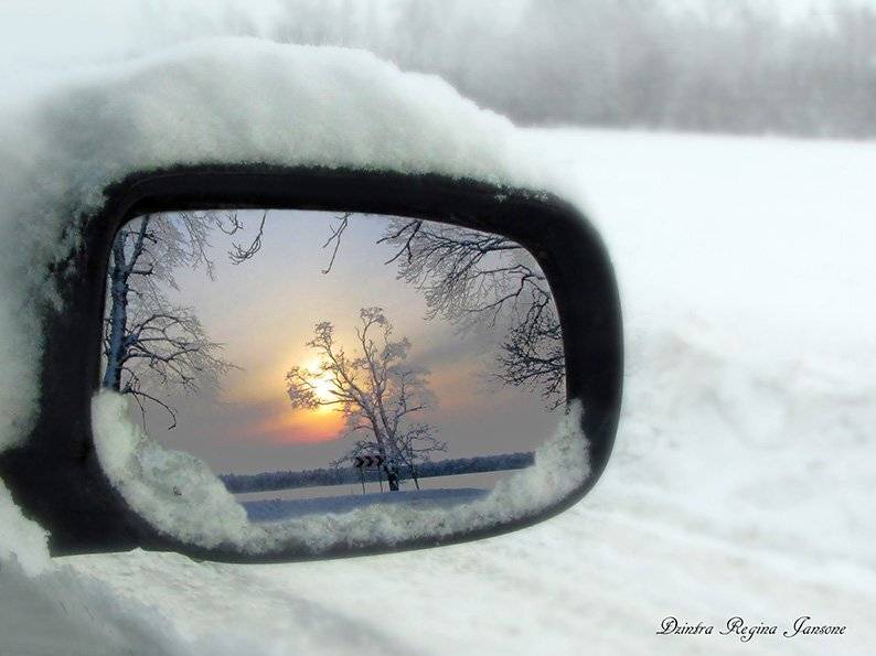 road,winter,mist,sunset,snow,landscape,, DZINTRA REGINA JANSONE