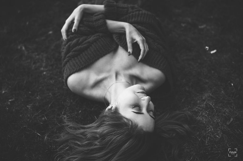 female, outdoors, portrait, fashion, people, portraiture, face Cozy autumn фото превью