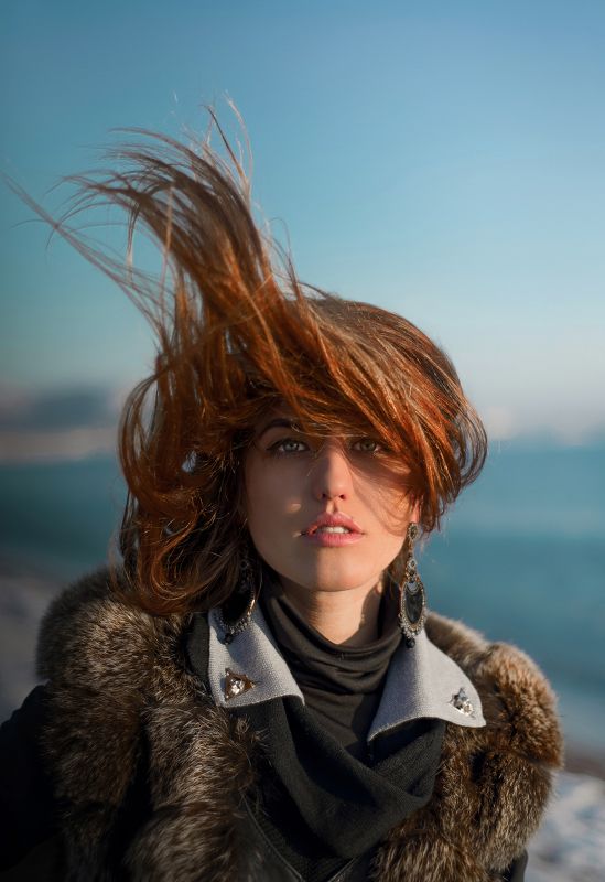 Ветер Портрет Nikon portret Sakhalin Korsakov Angelica ADphoto Angelica фото превью