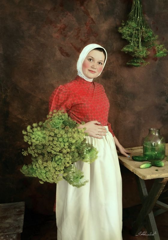 Портрет знайомої фото превью