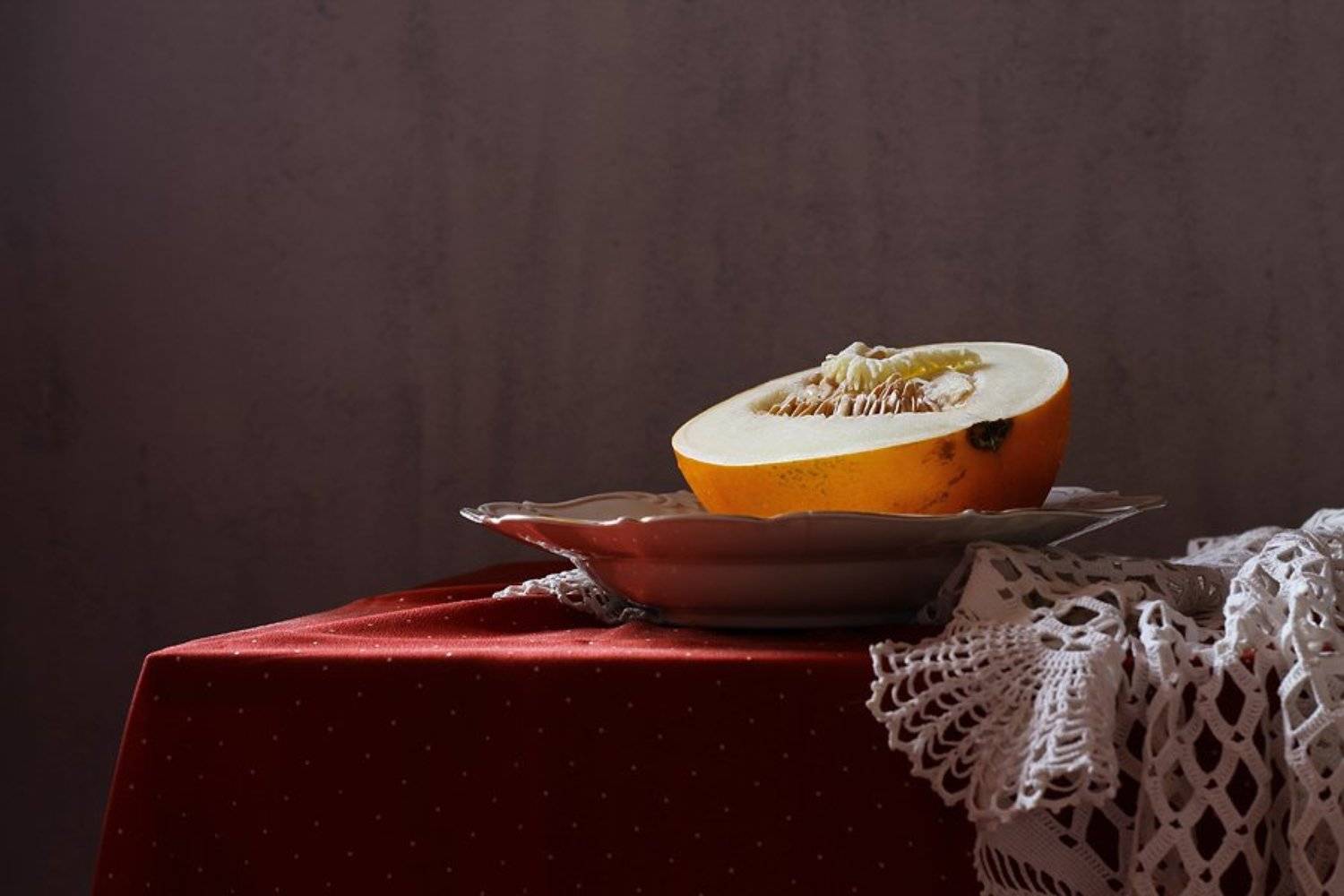 натюрморт, дыня, Курочкина Диана