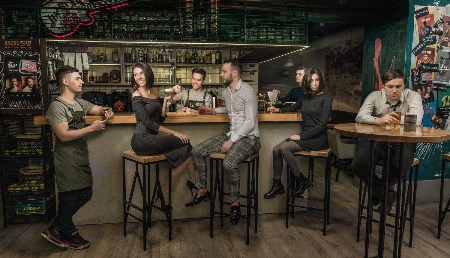 bar, people, Andrei Boldyshev