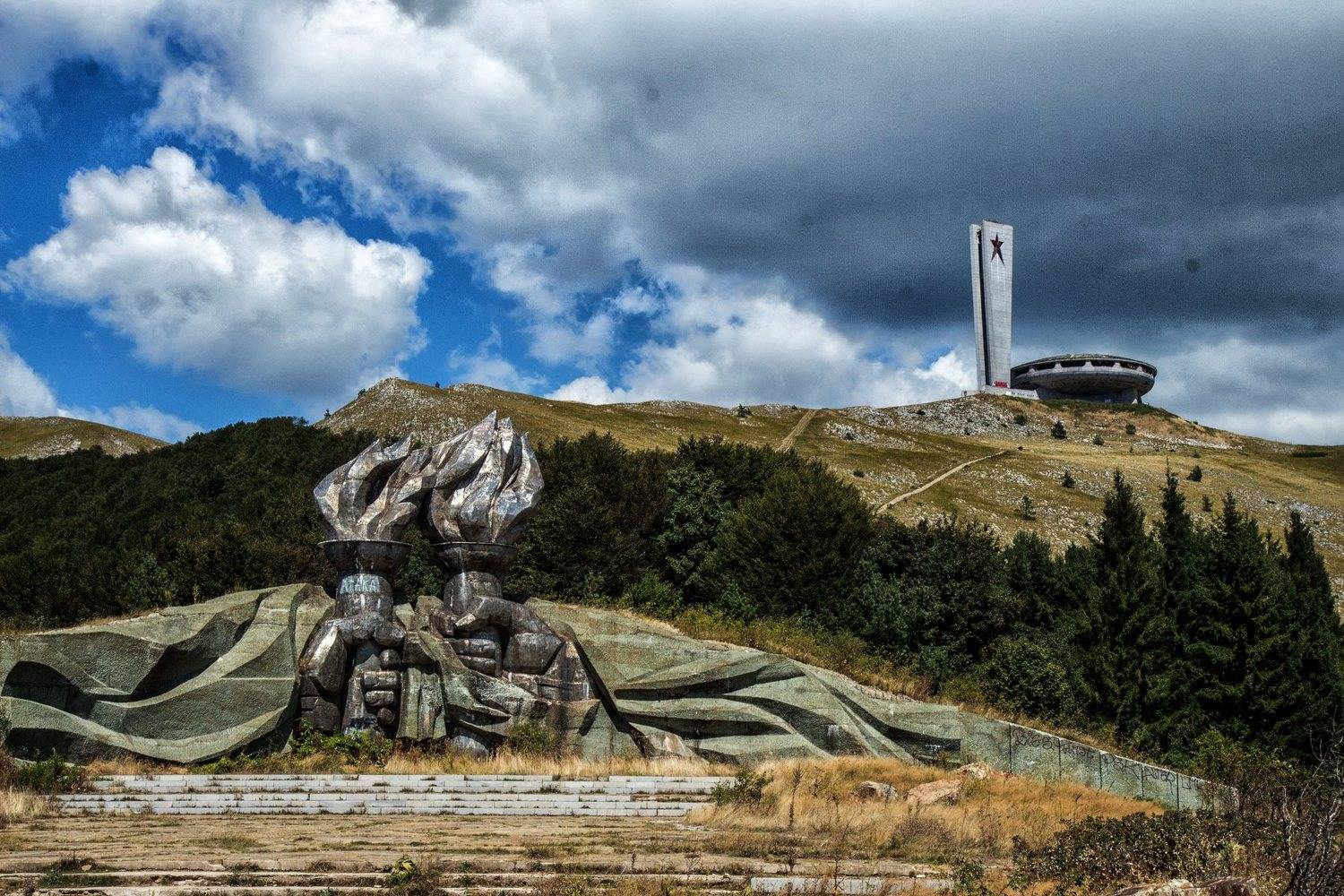 bulgaria, abandoned buildings, monument,, Бистра Стоименова