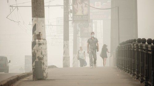 Дым в Москве