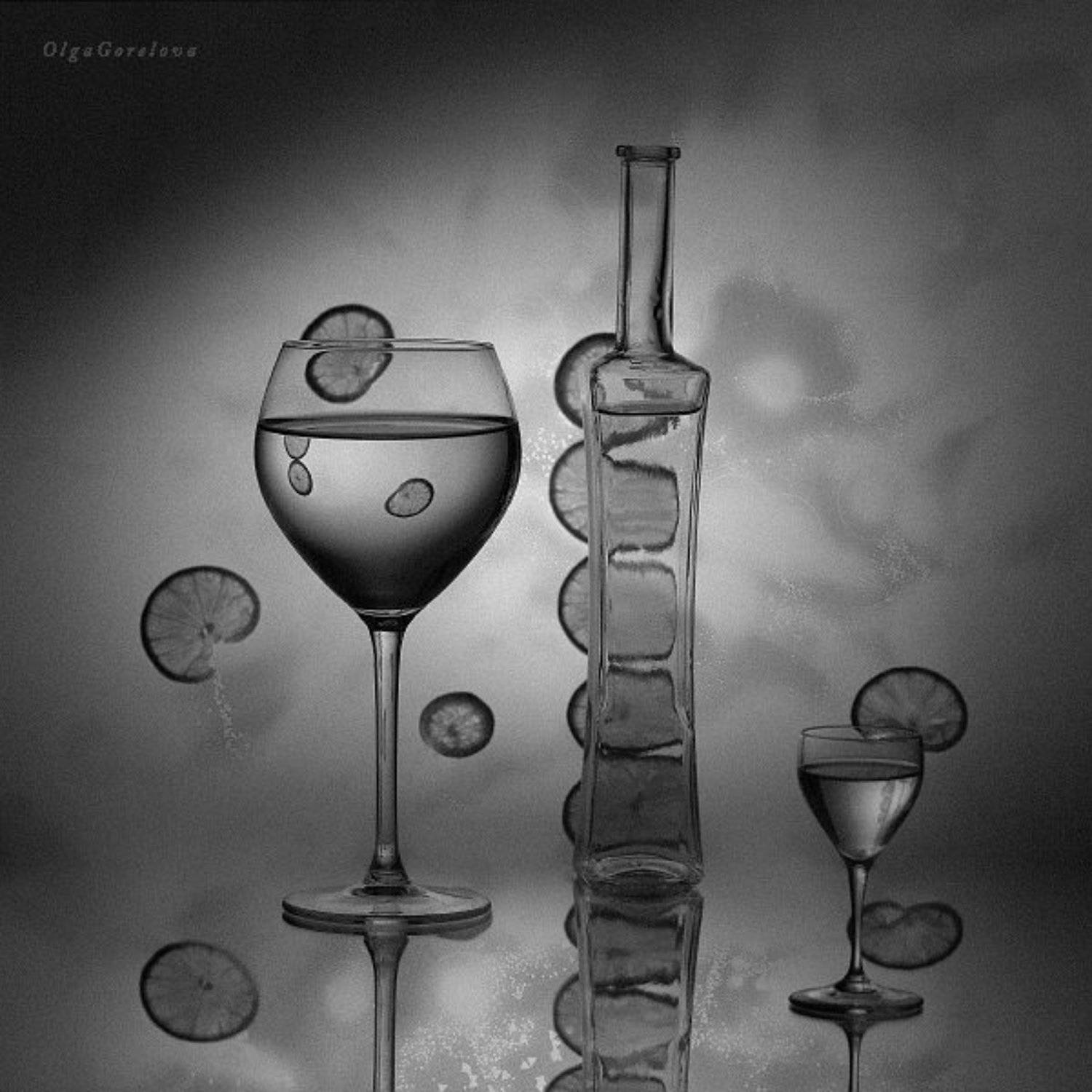 фото, лайм, сок, стекло, натюрморт, Ольга Горелова