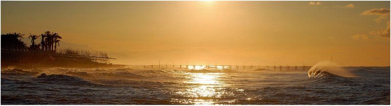 утро, волна, пирс, море_средиземное Утро (1) фото превью