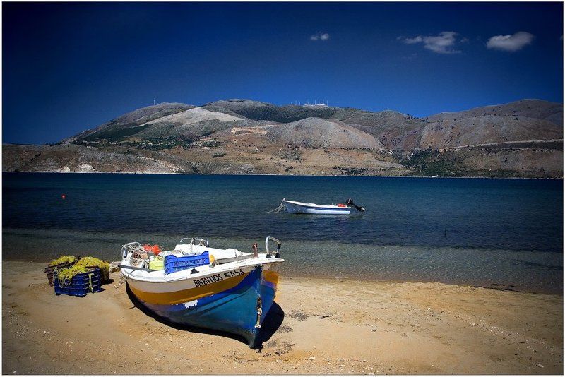 греция, кефалония, лодка *** фото превью