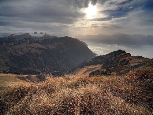 Вечер в горах