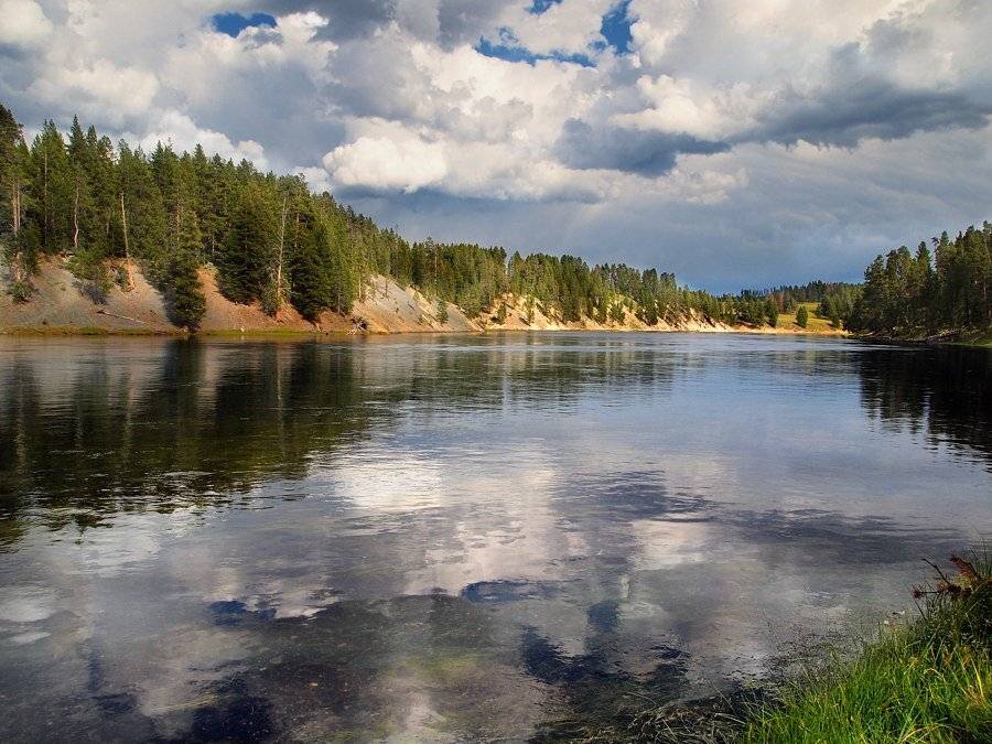 река, горы, природа, пейзаж, небо, Pavel