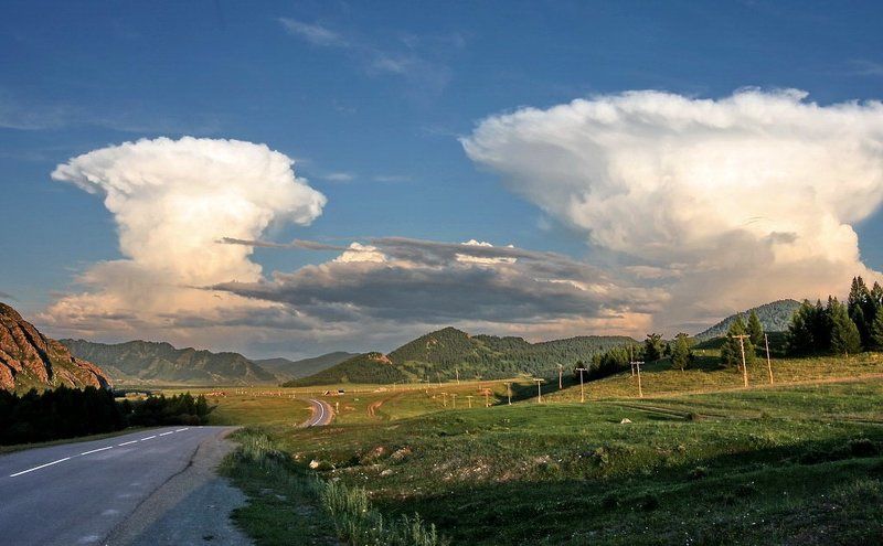 дороги, алтай *** фото превью