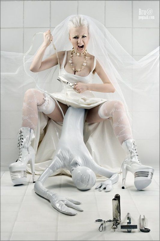 fetish, zentai, bride, agna devi, catsuit, bdsm, фетиш, комбинезон, кэтсьюит, агна деви, зентай, треш, эмоции, невеста, альтернативная, винил, пвх, платье, роженица, фетишистка Фетиш Мама, или вот к чему приводят генномодифицированные продукты. фото превью