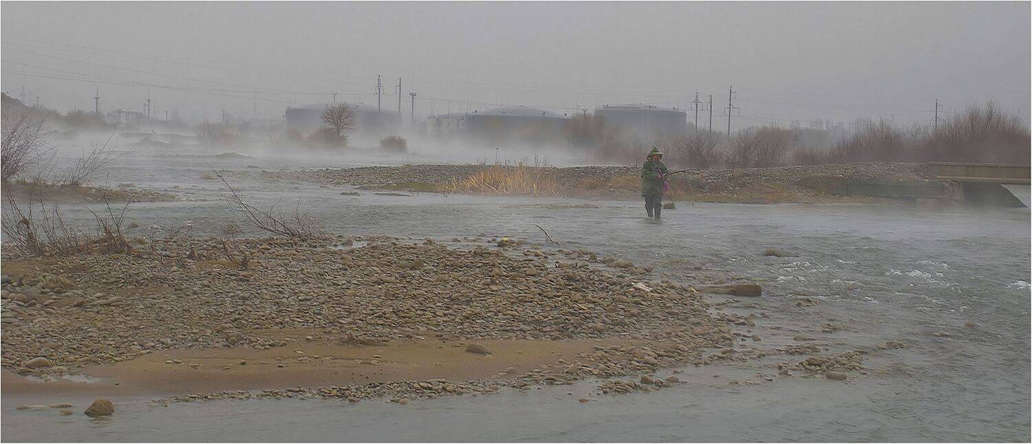 природа, рыбалка, , туман, Геннадий Меремьянин