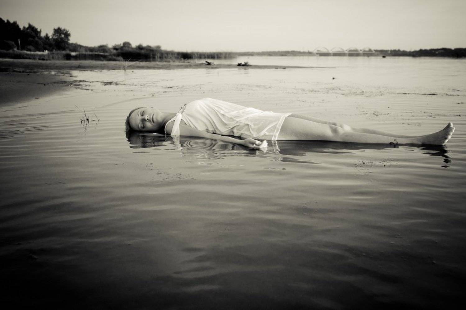 девушка, вода, Антон