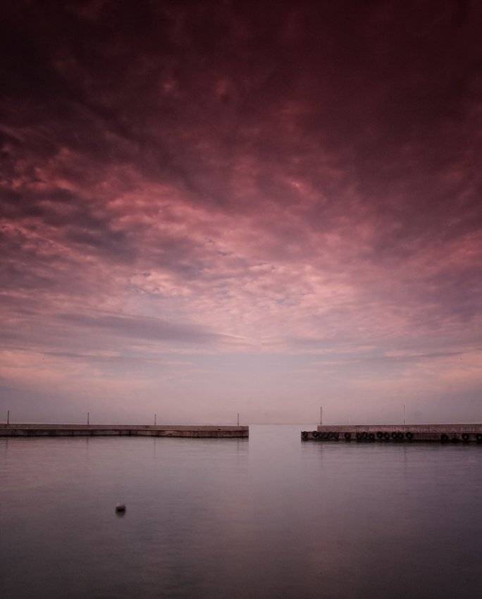 выдержка,утро,море, Павел Хлыпенко