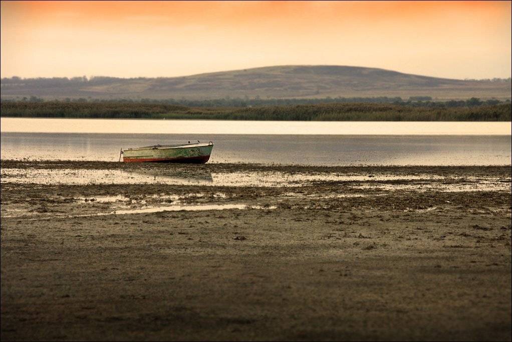 лиман, лодка, спокойствие, Тарасов Алексей