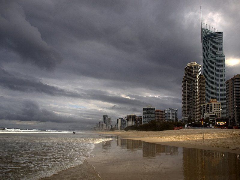 океан, золотой, берег Город и Океан фото превью