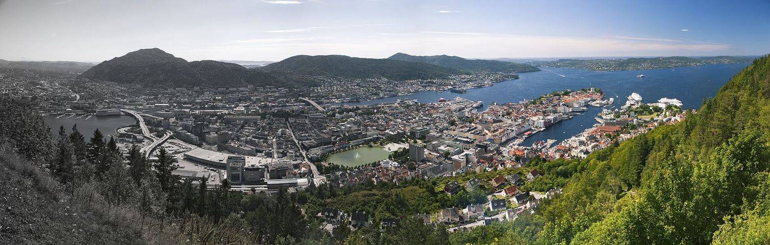 норвегия, берген, пейзаж, панорама, Дмитрий Краснов