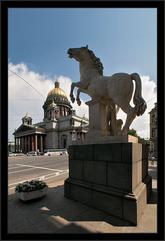 петербург, центр, исакий, конь, Kirill Shapovalov