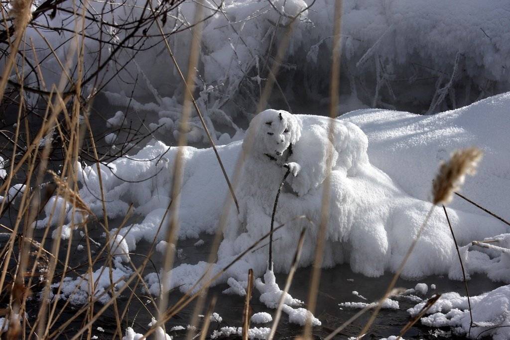 зима, бабка, холода, Васенин Валерий