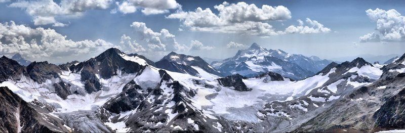 горы, дождь, кавказский, хребет Дождь в горах фото превью