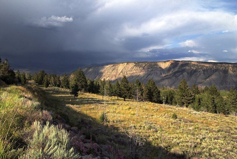 свет, вечер, горы Вечерний свет фото превью