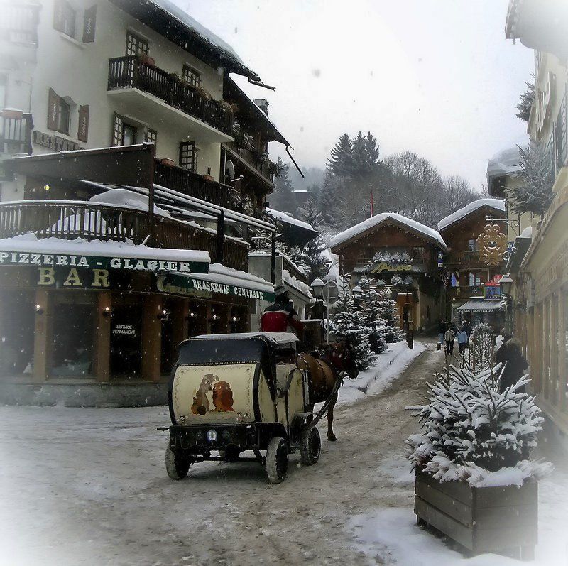 город, зима, рождество вспоминая Рождество фото превью