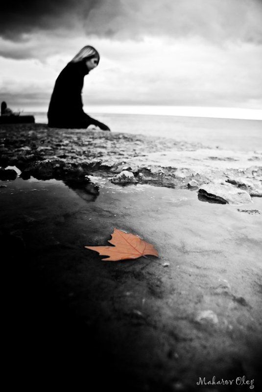 осень, портрет, осеннее настроение фото превью