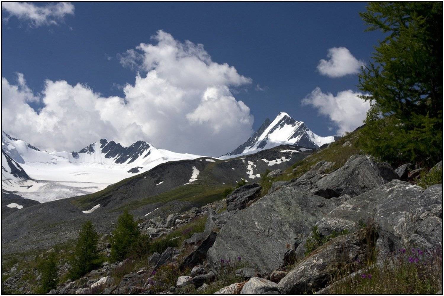 алтай, талдуринский ледник, иикту., Валерий Неудахин