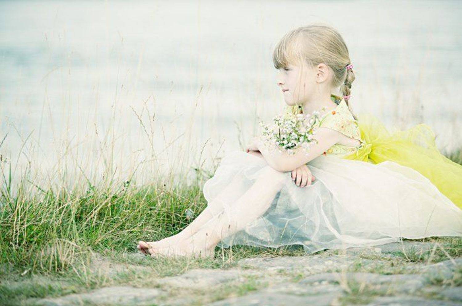 ребенок, романтика, девочка, у, реки, сказка, фея, Nailia