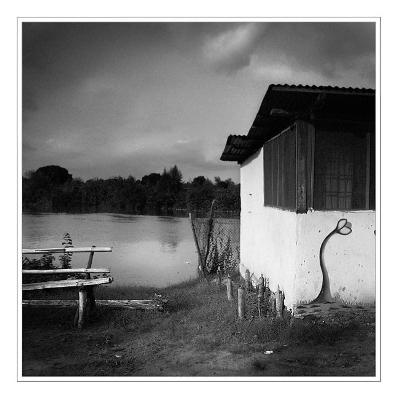 Пейзаж с рекой фото превью