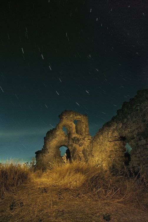 мангуп, ночь,, Михаил Мочалов