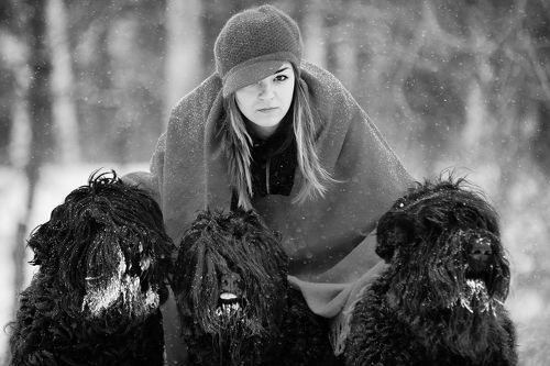 The Lady of the Russian Terriers