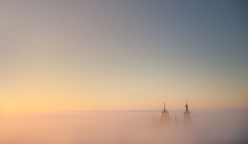 туманный восход фото превью