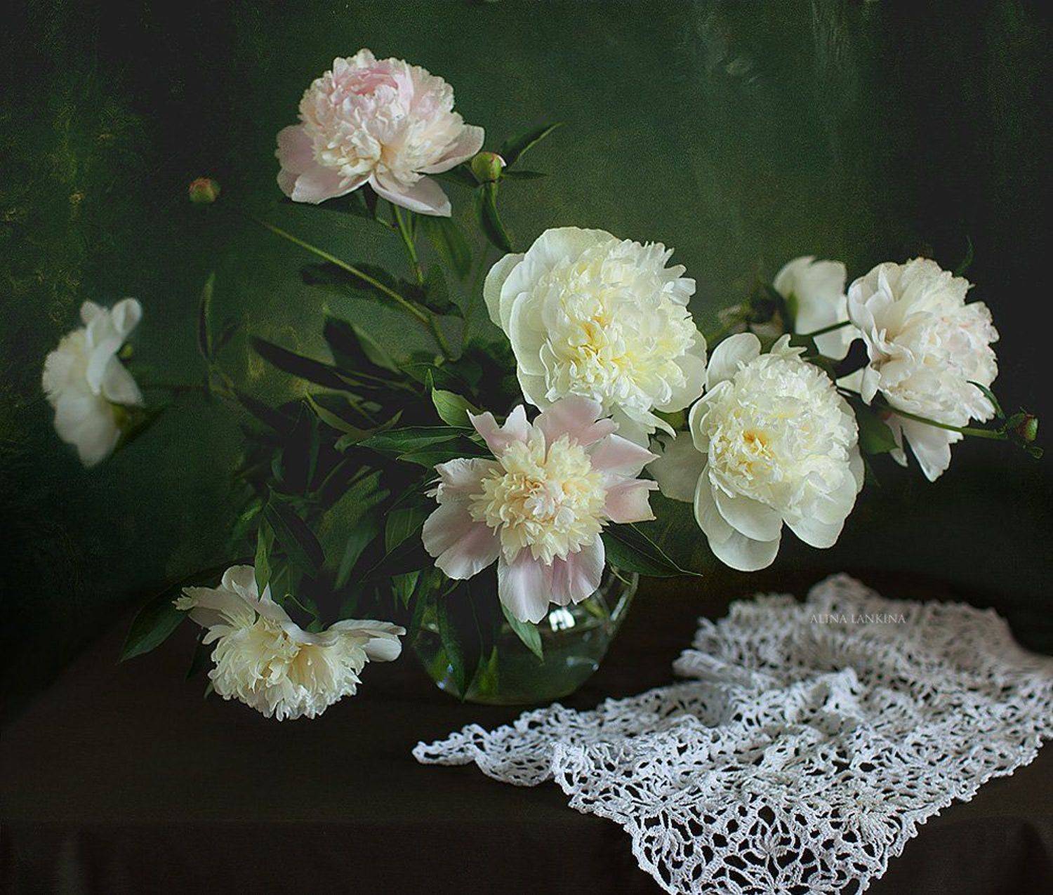 still life, натюрморт, цветы, пионы, алина ланкина, букет, лето, салфетка, Алина Ланкина