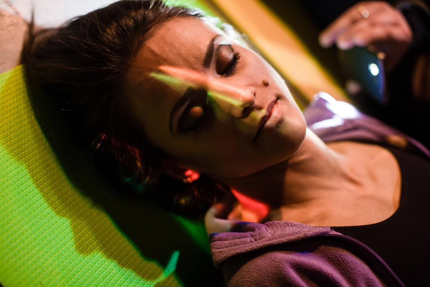 портрет, лицо, радуга, свет, блики, девушка, Кайсина Ирина