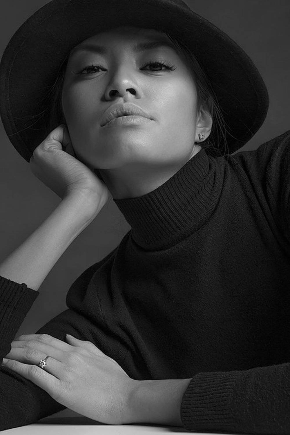 face art eyes lips hat model, Стас Мокко