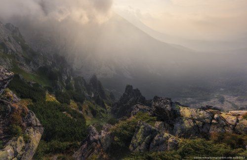 Словакия. Высокие Татры. Утро на горе Predne Solisko