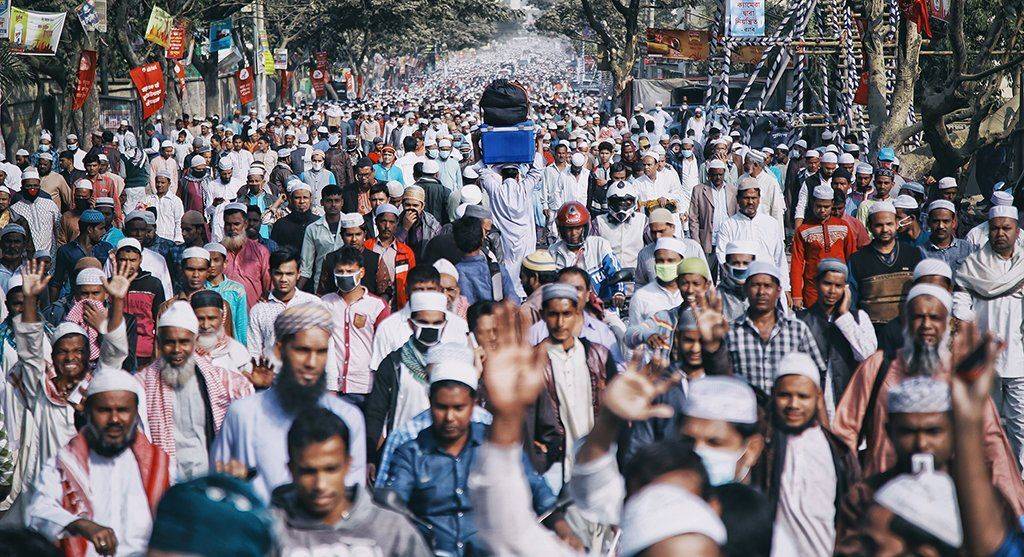 толпа, народ, люди, бангладеш, течение, дорога, мусульмане, скопление людей, ALLA SOKOLOVA